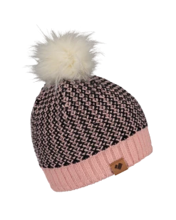 Obermeyer Tucson Faux Fur Pom Beanie - Pink Sand -OBERMEYER Store WebZoom 3801621050 S05 MQNSDE