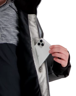 Obermeyer Axel Jacket - Coal -OBERMEYER Store WebZoom 4107420004 S07 MODDET3