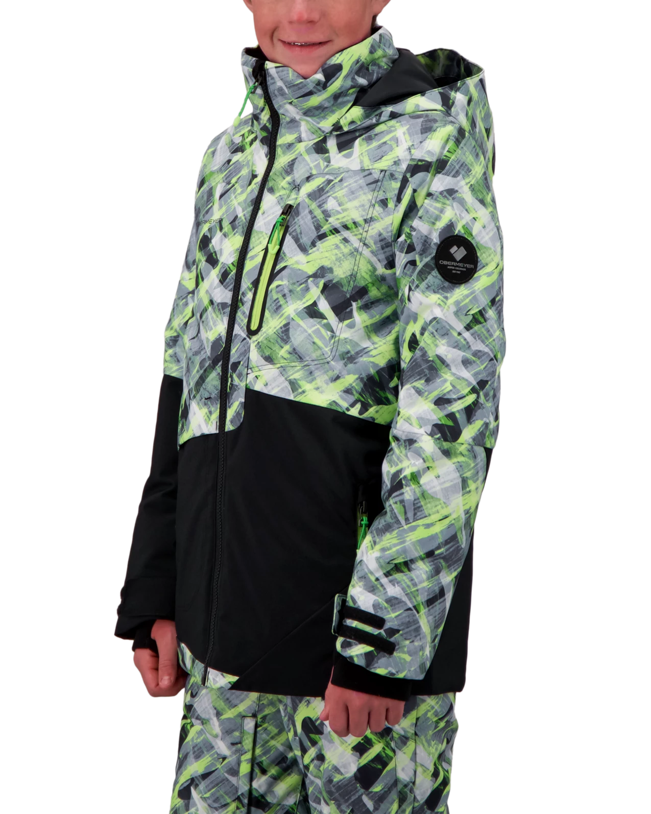 Obermeyer Axel Jacket - Carbon Camo 5 Obermeyer Axel Jacket - Carbon Camo - Image 3