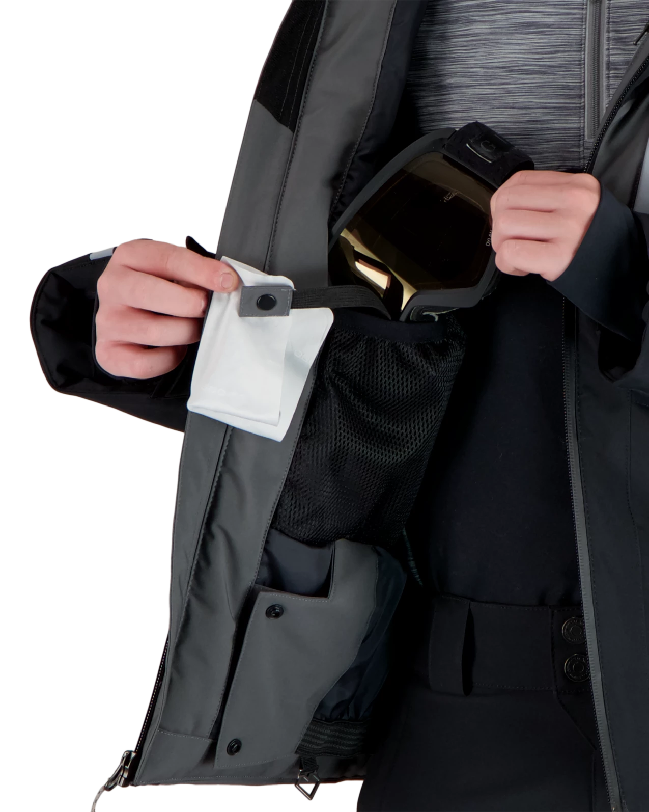 Obermeyer Mach 12 Jacket - Black 10 Obermeyer Mach 12 Jacket - Black - Image 8