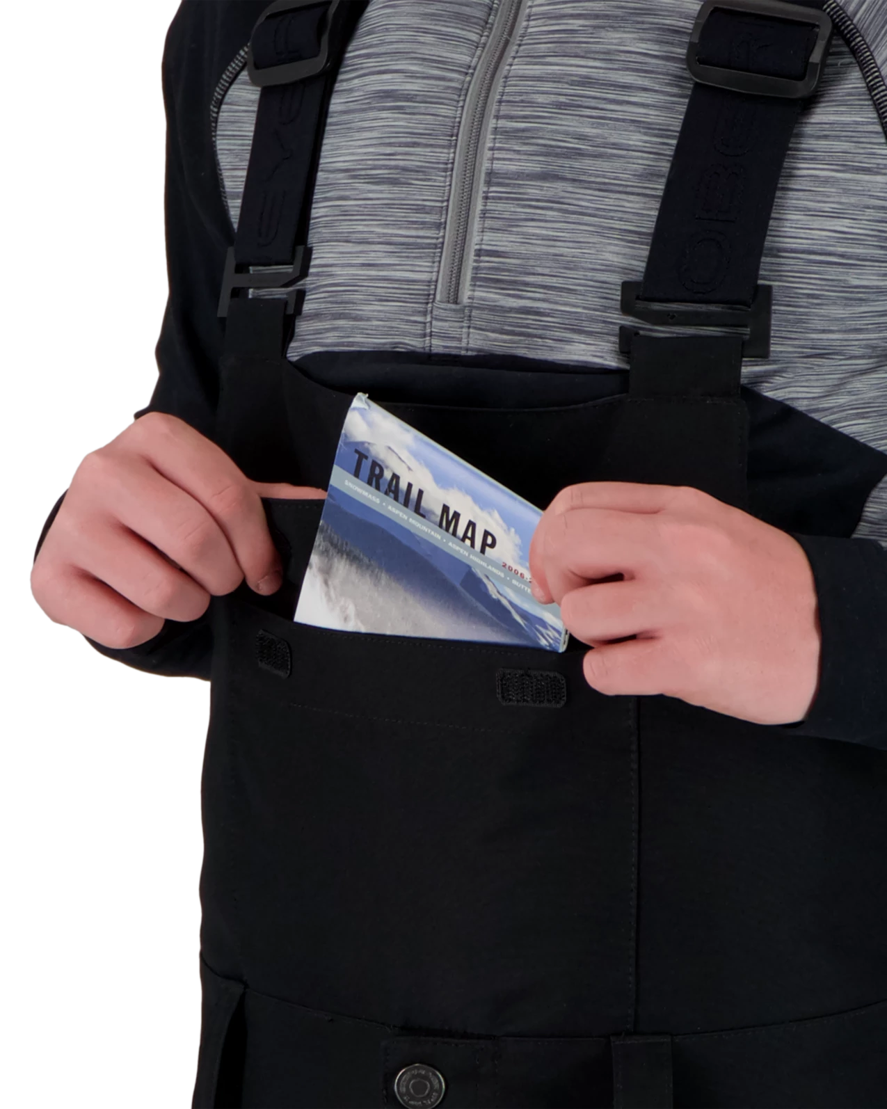 Obermeyer Connor Bib Pant - Black 7 Obermeyer Connor Bib Pant - Black - Image 5