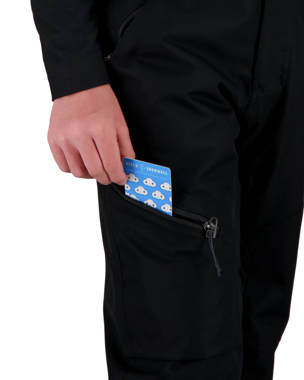 Obermeyer Connor Bib Pant - Black 8 Obermeyer Connor Bib Pant - Black - Image 6