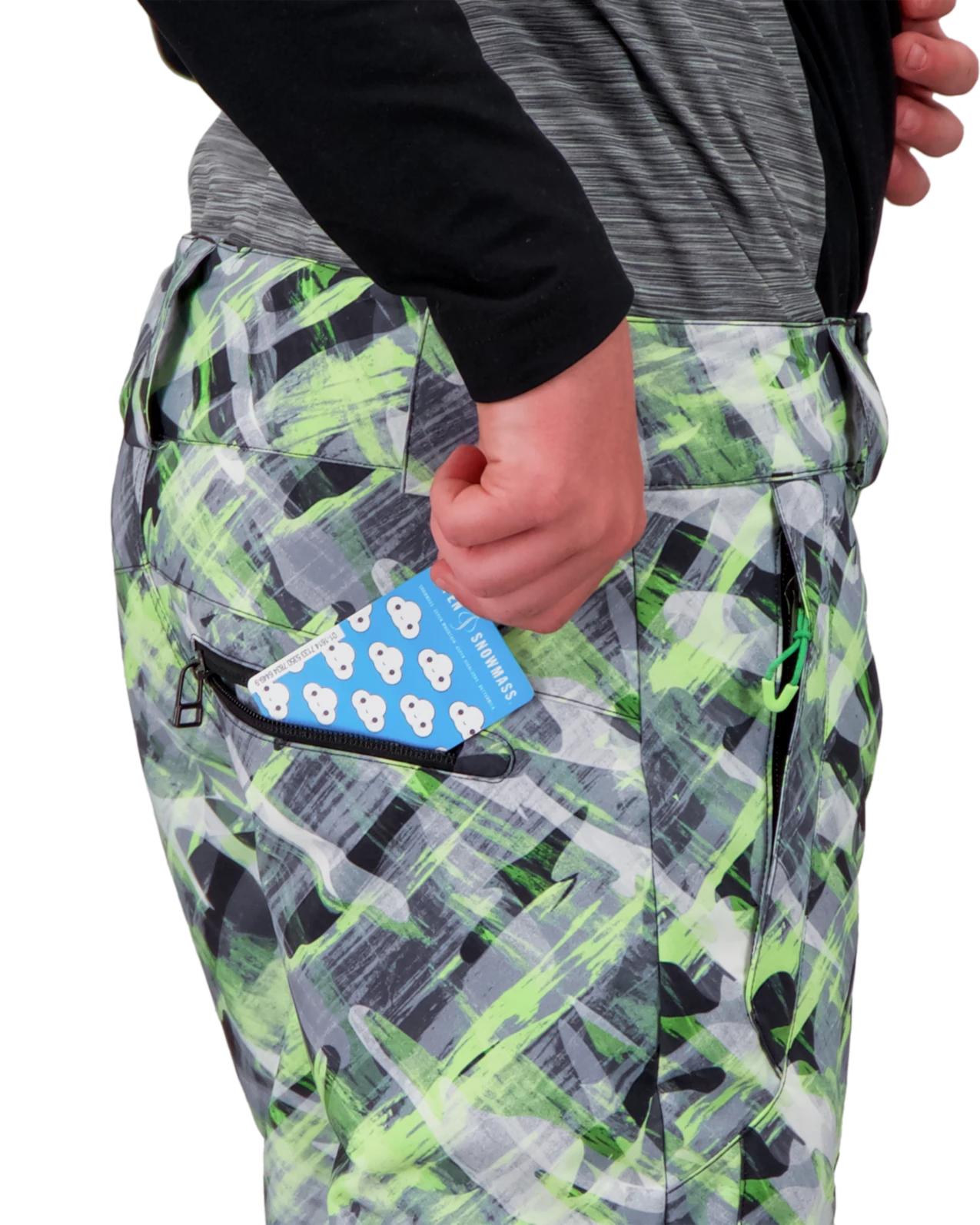 Obermeyer Parker Pant - Carbon Camo 8 Obermeyer Parker Pant - Carbon Camo - Image 6