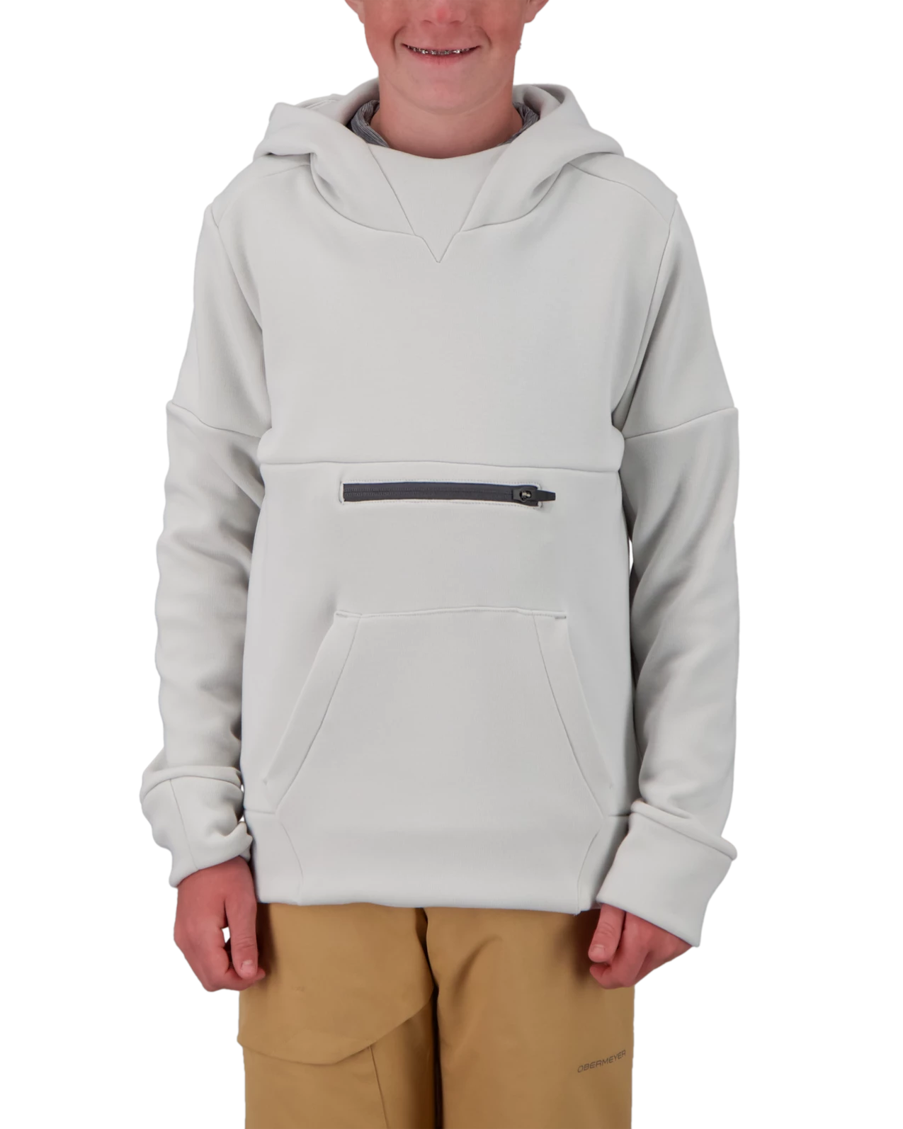 Obermeyer Asher Flc Hoodie - Fog 3 Obermeyer Asher Flc Hoodie - Fog