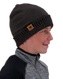 Obermeyer Teen Boys' Eugene Beanie - Coal -OBERMEYER Store WebZoom 4801520004 S02 MODSDE