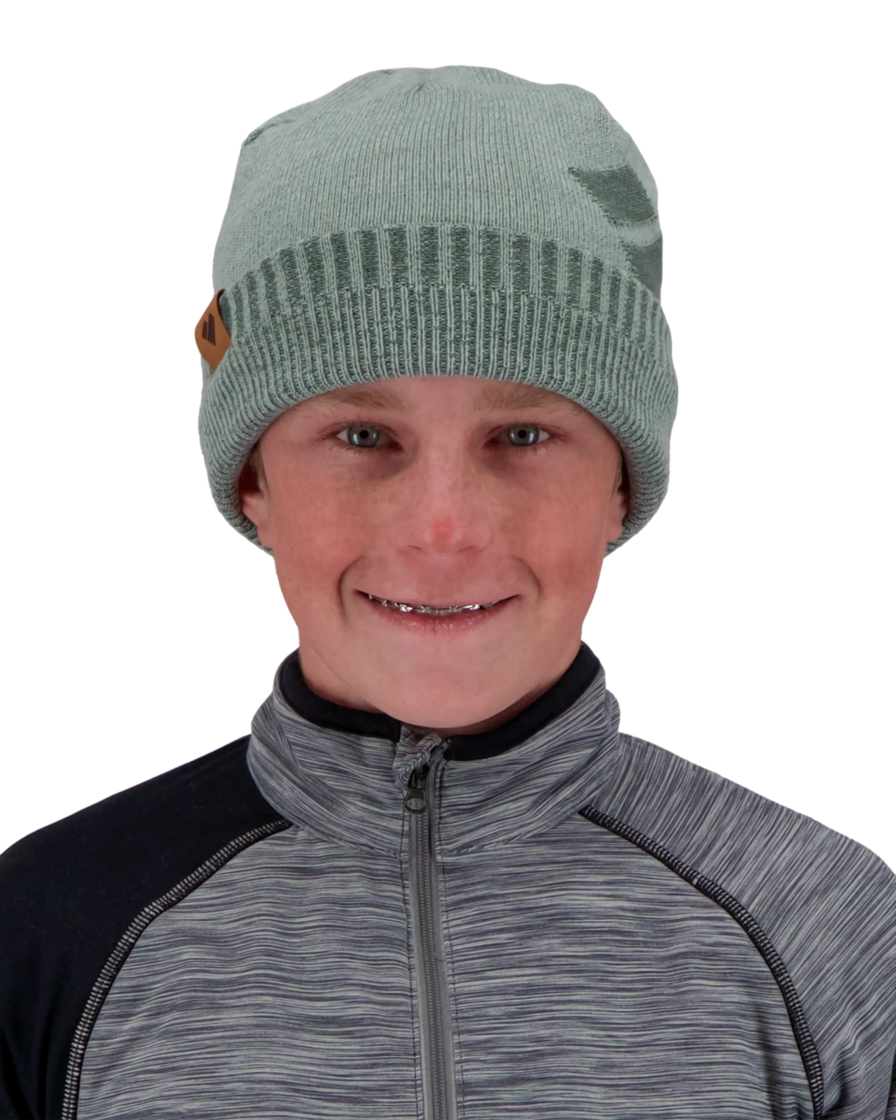 Obermeyer Teen Boys' Eugene Beanie - Hound 3 Obermeyer Teen Boys' Eugene Beanie - Hound
