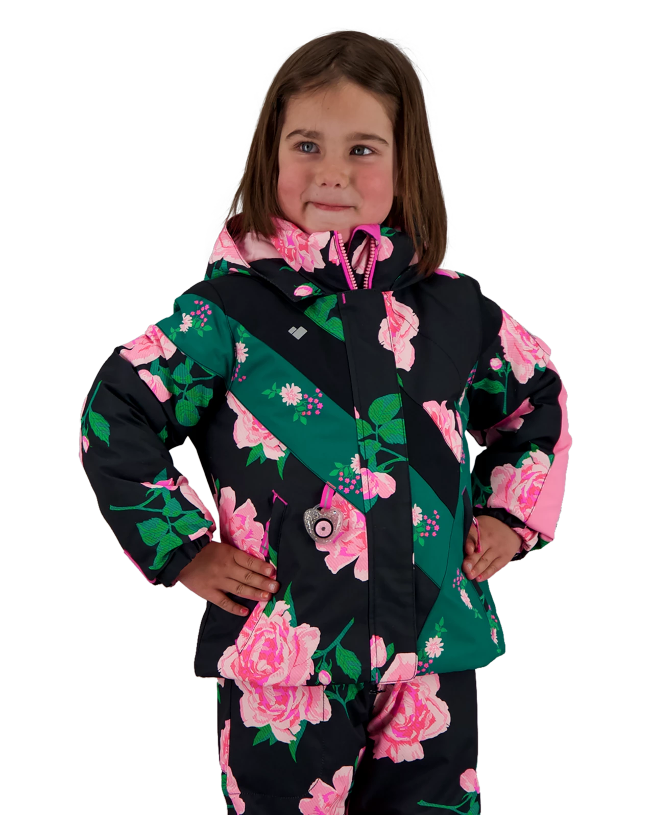 Obermeyer Lissa Jacket - Roses-R-Pink 3 Obermeyer Lissa Jacket - Roses-R-Pink