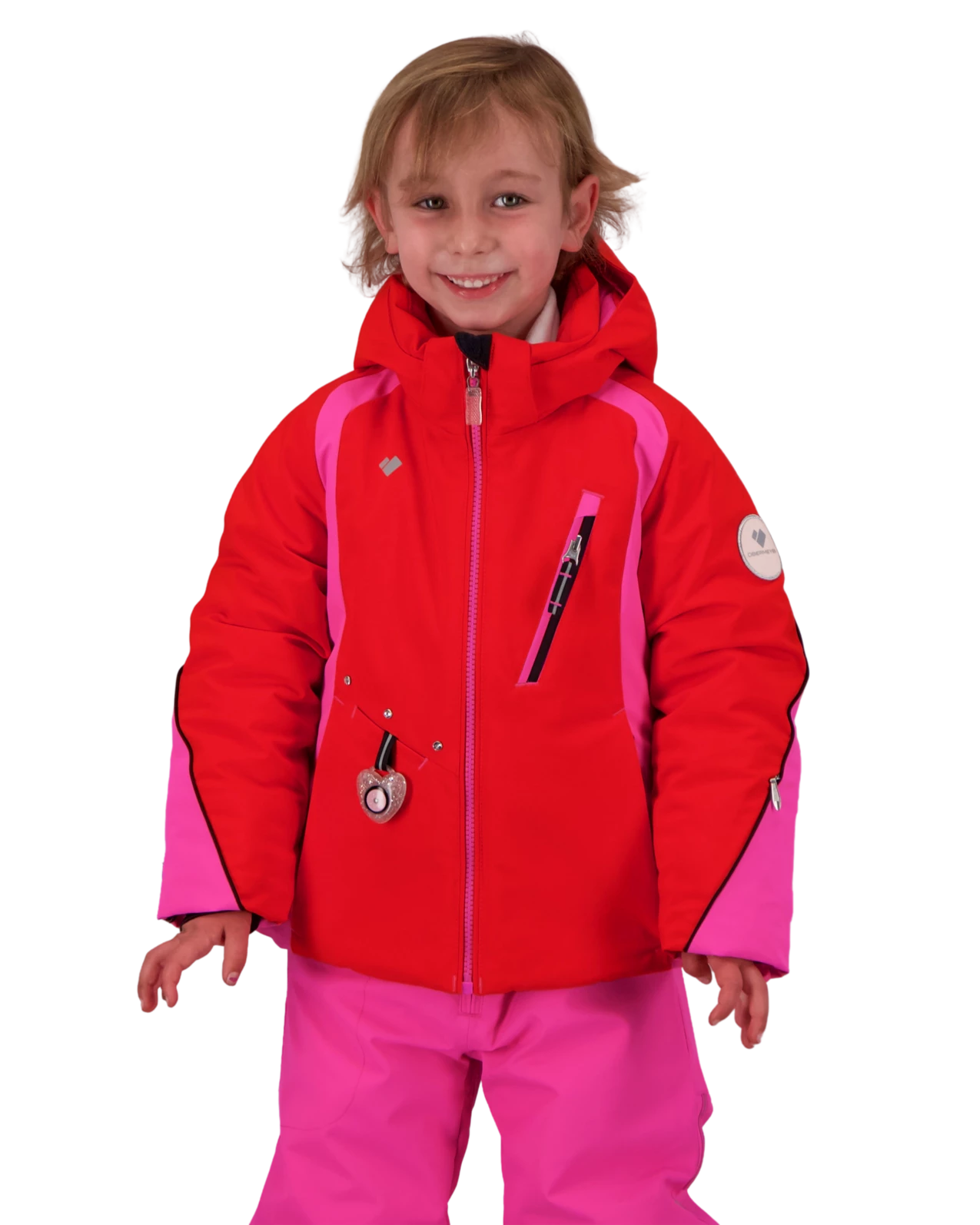 Obermeyer Cara Mia Jacket - Red 3 Obermeyer Cara Mia Jacket - Red