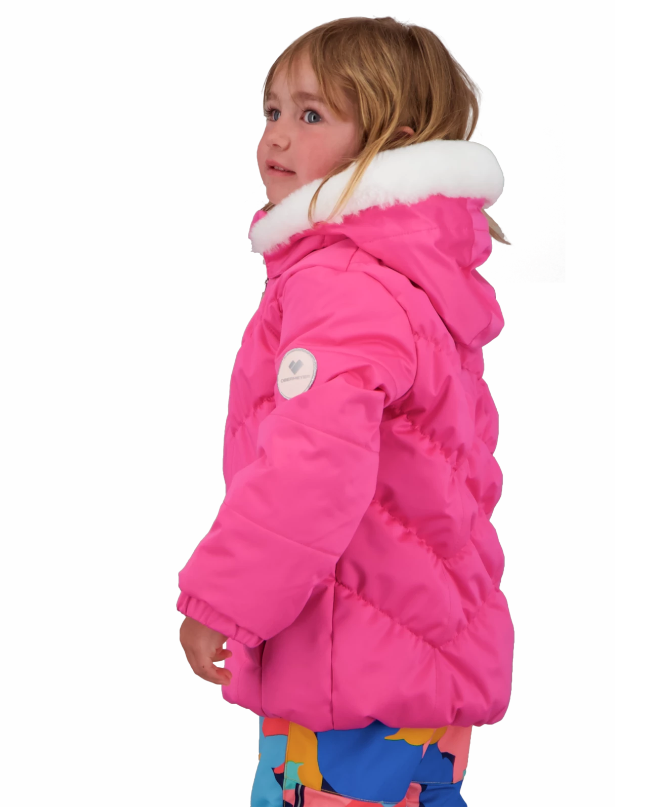 Obermeyer Roselet Jacket - Pink Pwr 5 Obermeyer Roselet Jacket - Pink Pwr - Image 3