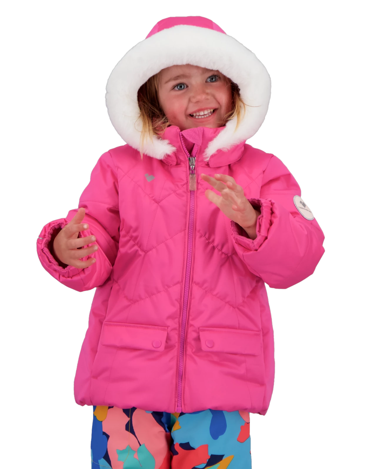 Obermeyer Roselet Jacket - Pink Pwr 6 Obermeyer Roselet Jacket - Pink Pwr - Image 4