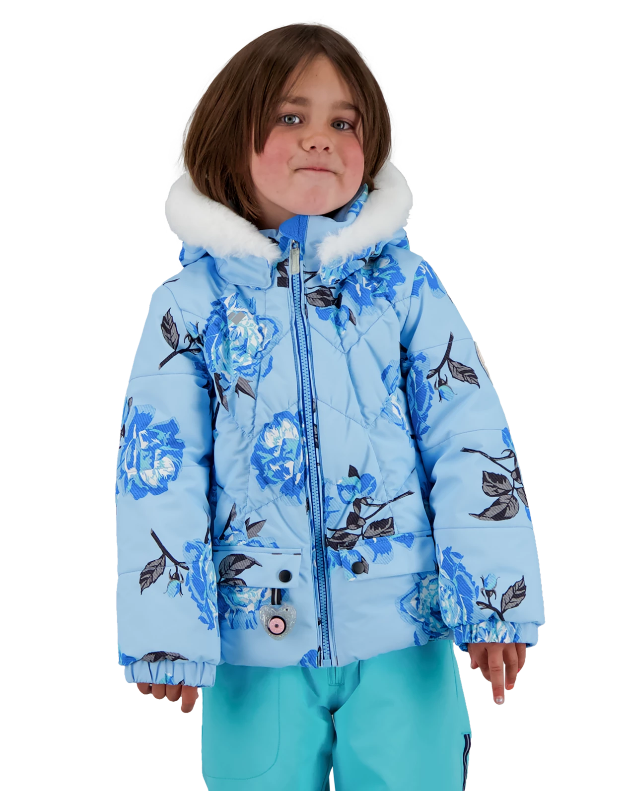 Obermeyer Roselet Jacket - Roses-R-Blue 3 Obermeyer Roselet Jacket - Roses-R-Blue