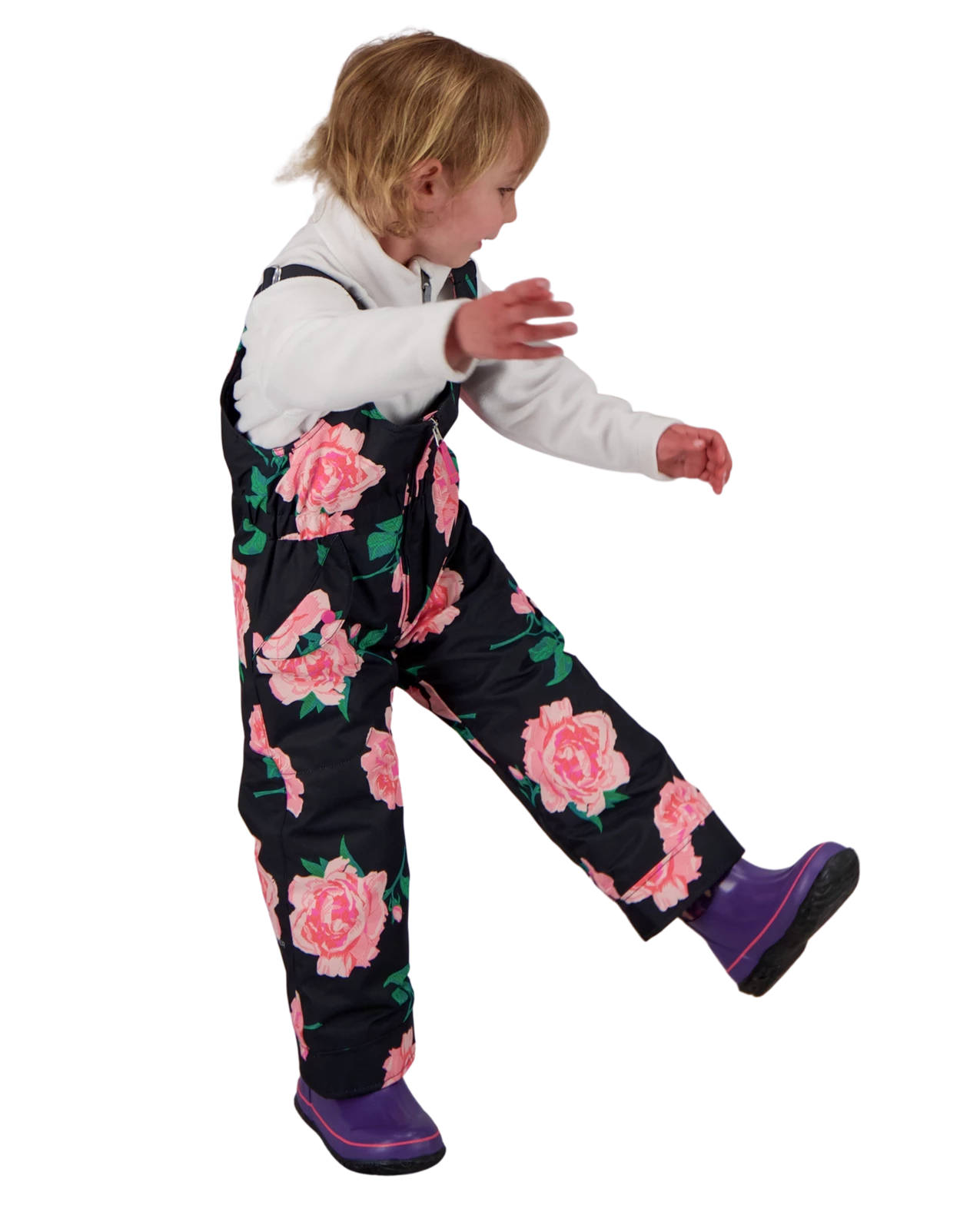 Obermeyer Snoverall Print Pant - Roses-R-Pink 5 Obermeyer Snoverall Print Pant - Roses-R-Pink - Image 3