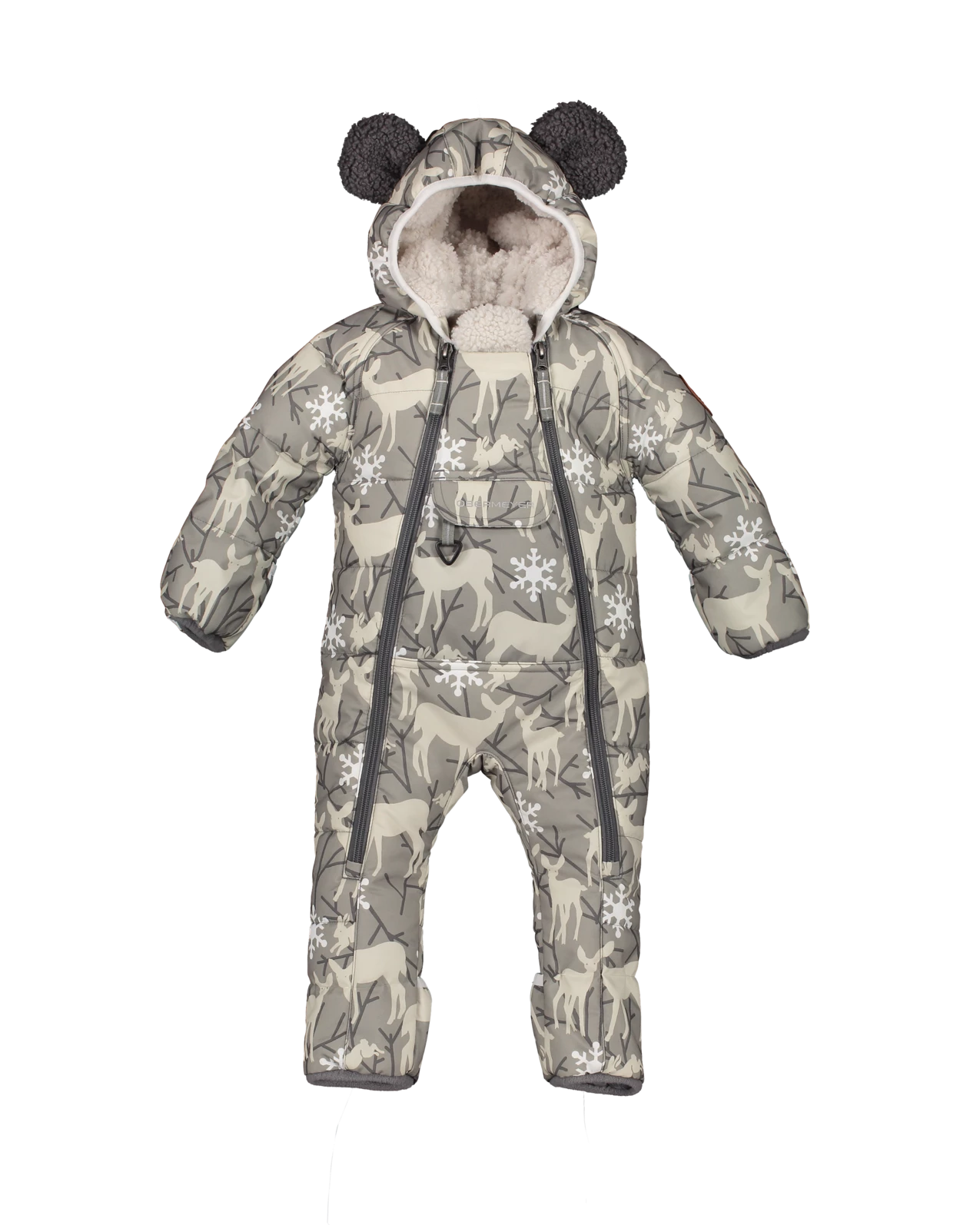 Obermeyer Kleine Bunting - Deerly Gray 3 Obermeyer Kleine Bunting - Deerly Gray