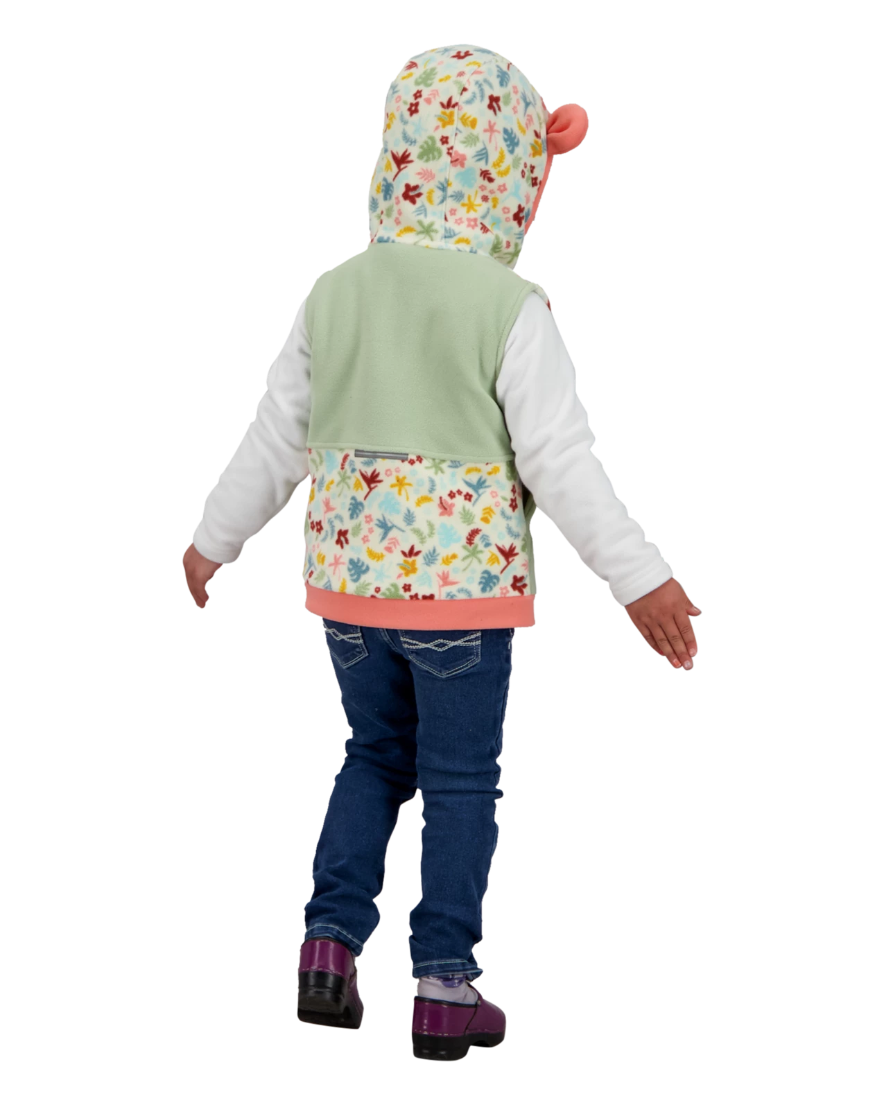 Obermeyer Logan Fleece Vest - Vintage Palm 4 Obermeyer Logan Fleece Vest - Vintage Palm - Image 2