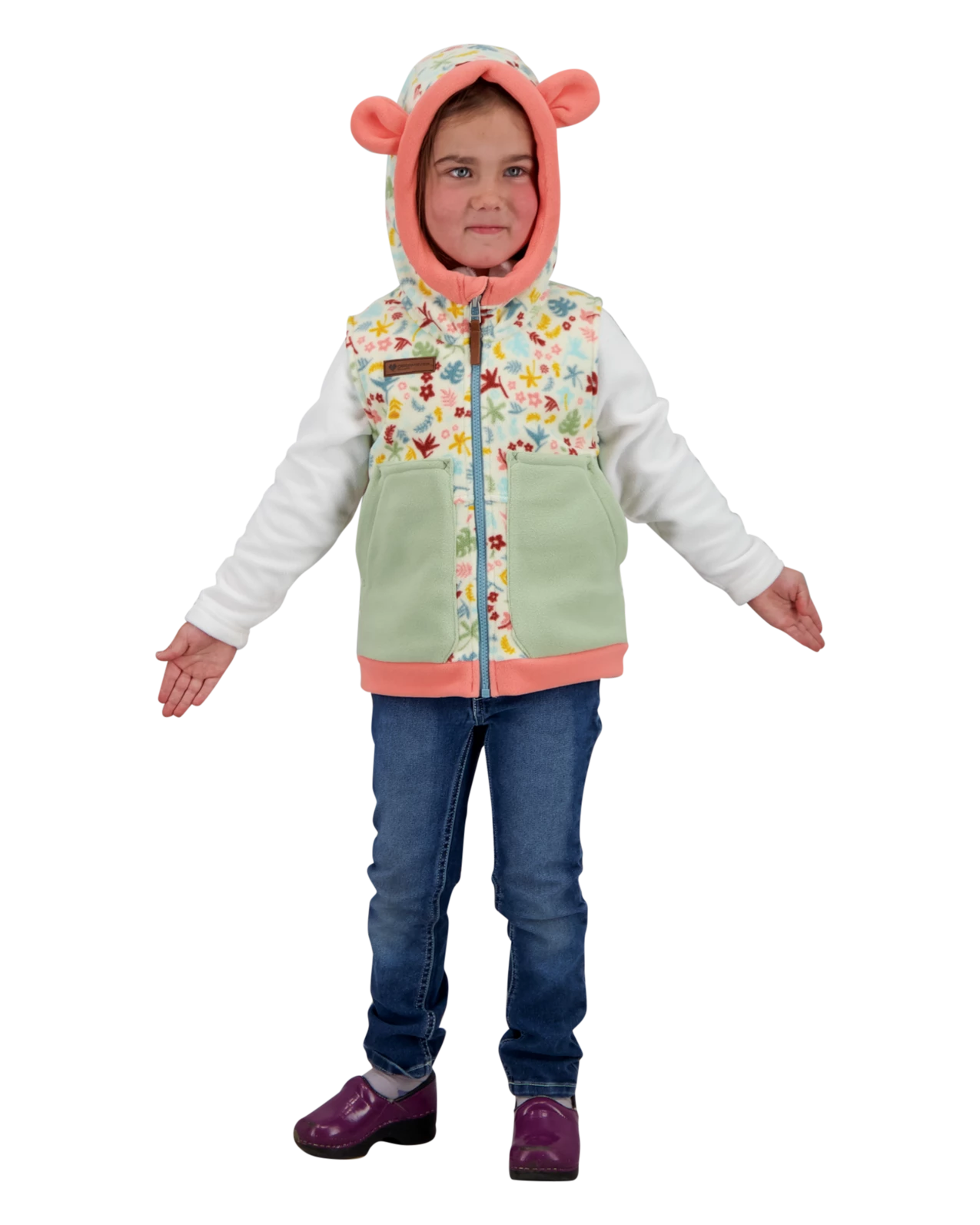 Obermeyer Logan Fleece Vest - Vintage Palm 6 Obermeyer Logan Fleece Vest - Vintage Palm - Image 4