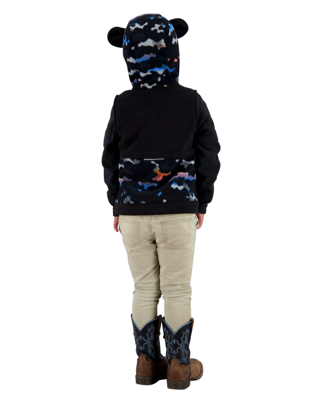 Obermeyer Logan Fleece Vest - Dayglow Camo 4 Obermeyer Logan Fleece Vest - Dayglow Camo - Image 2