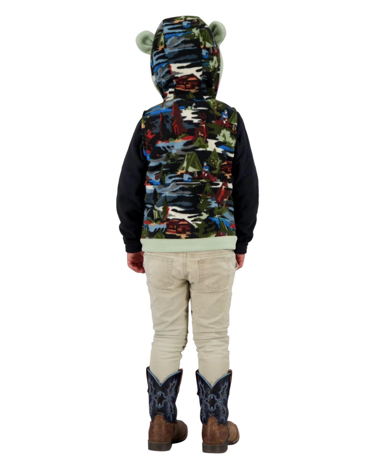 Obermeyer Logan Fleece Vest - Happy Camper 4 Obermeyer Logan Fleece Vest - Happy Camper - Image 2