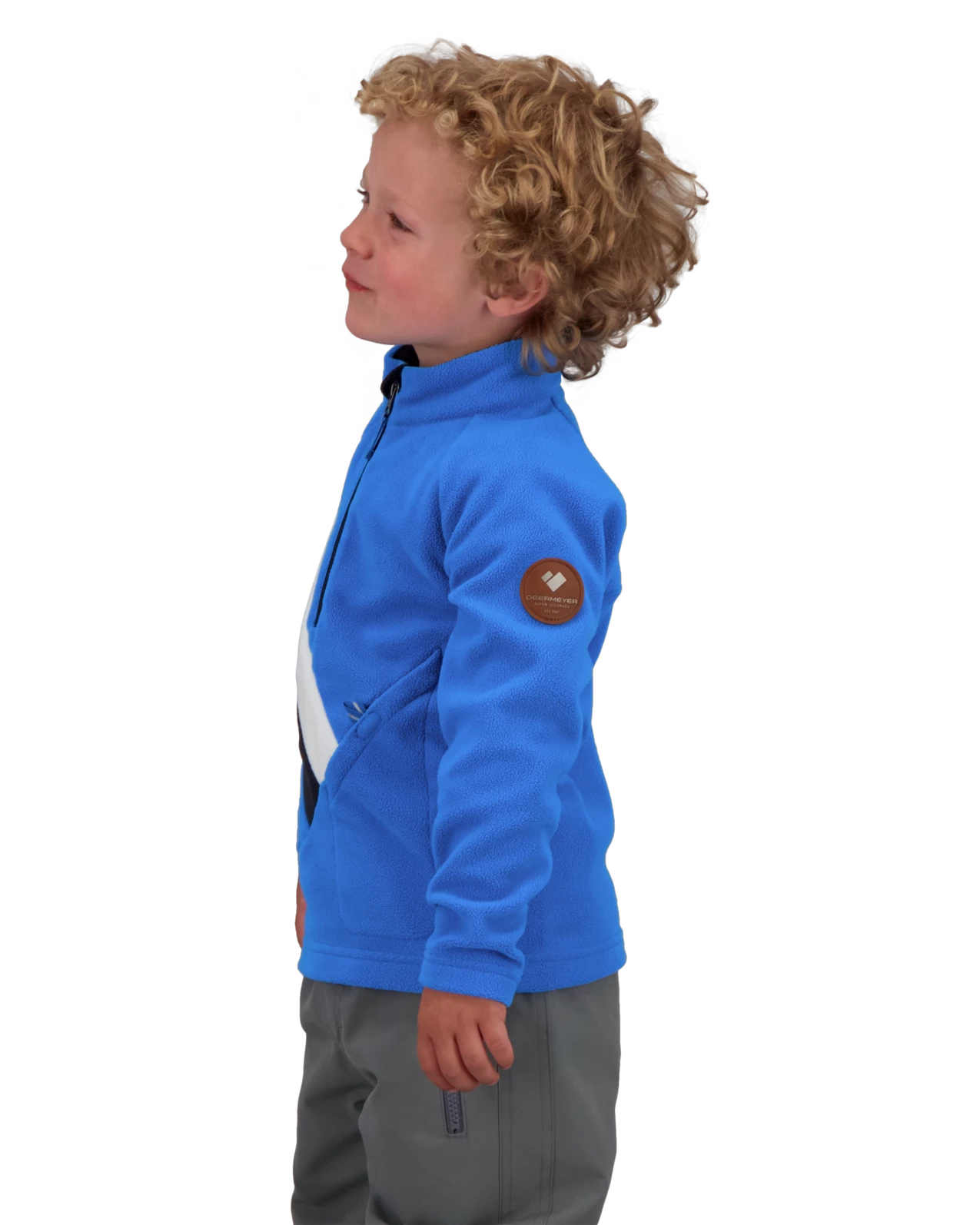 Obermeyer Morgan Fleece Top - Blue Vibes 5 Obermeyer Morgan Fleece Top - Blue Vibes - Image 3