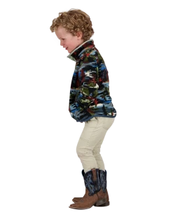 Obermeyer Kids' Boulder Fleece - Happy Camper -OBERMEYER Store WebZoom 7703621143 S03 MODSDE