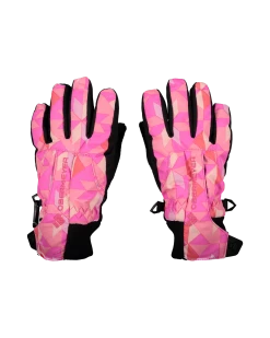 Obermeyer Thumbs Up Glove Print - Pink-A-Lot