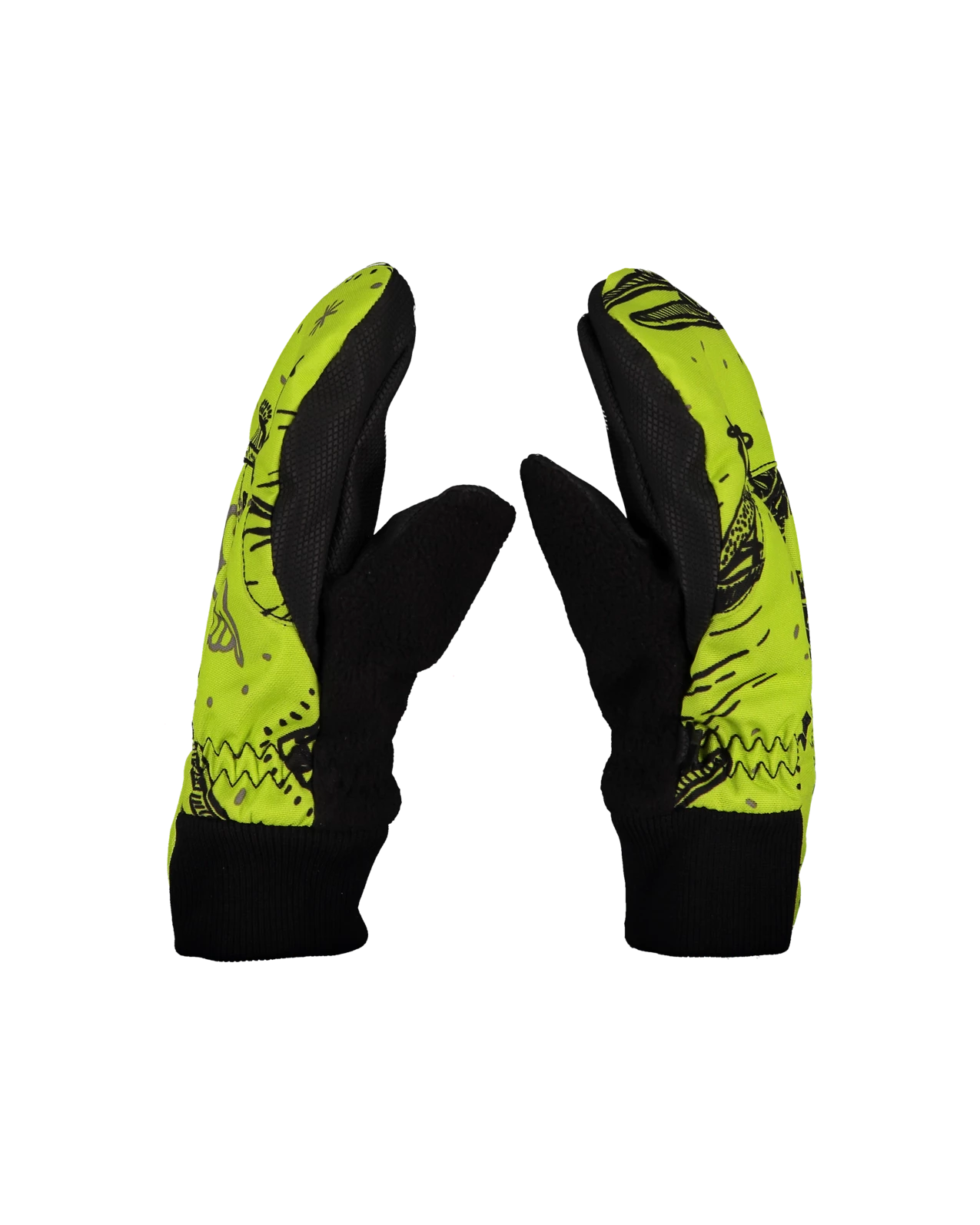 Obermeyer Thumbs Up Mitten Print - Racer Birdz 5 Obermeyer Thumbs Up Mitten Print - Racer Birdz - Image 3