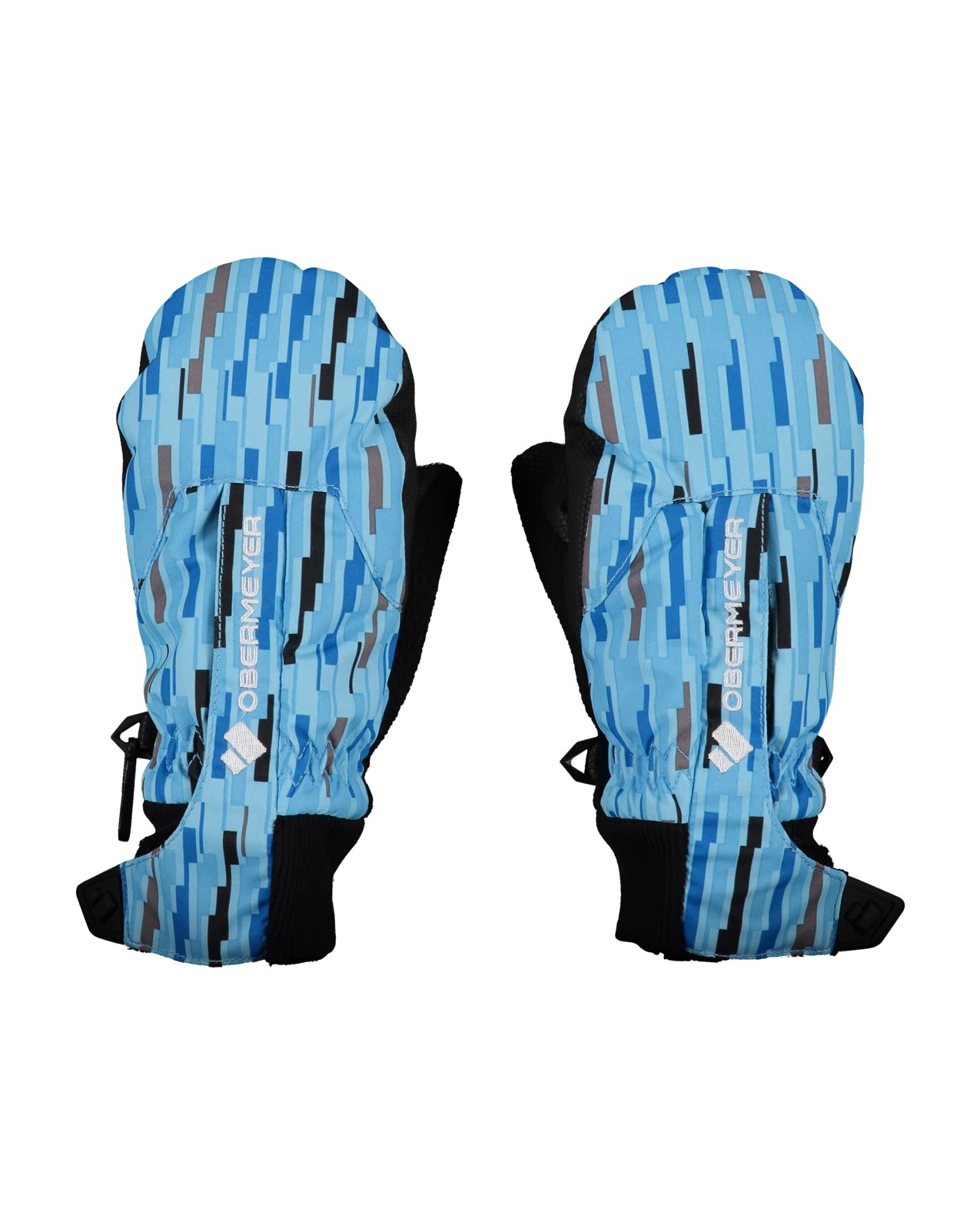 Obermeyer Thumbs Up Mitten Print - Graph-It Blu 3 Obermeyer Thumbs Up Mitten Print - Graph-It Blu