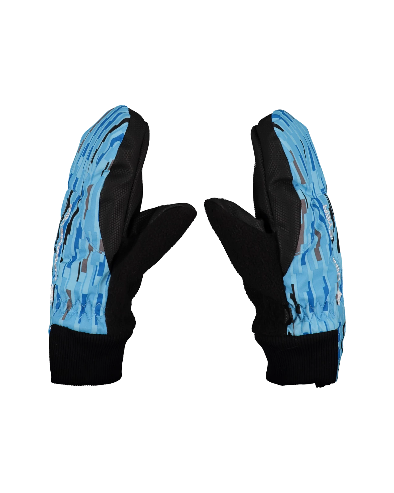 Obermeyer Thumbs Up Mitten Print - Graph-It Blu 5 Obermeyer Thumbs Up Mitten Print - Graph-It Blu - Image 3