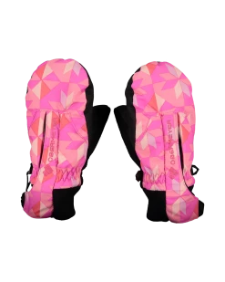 Obermeyer Thumbs Up Mitten Print - Pink-A-Lot