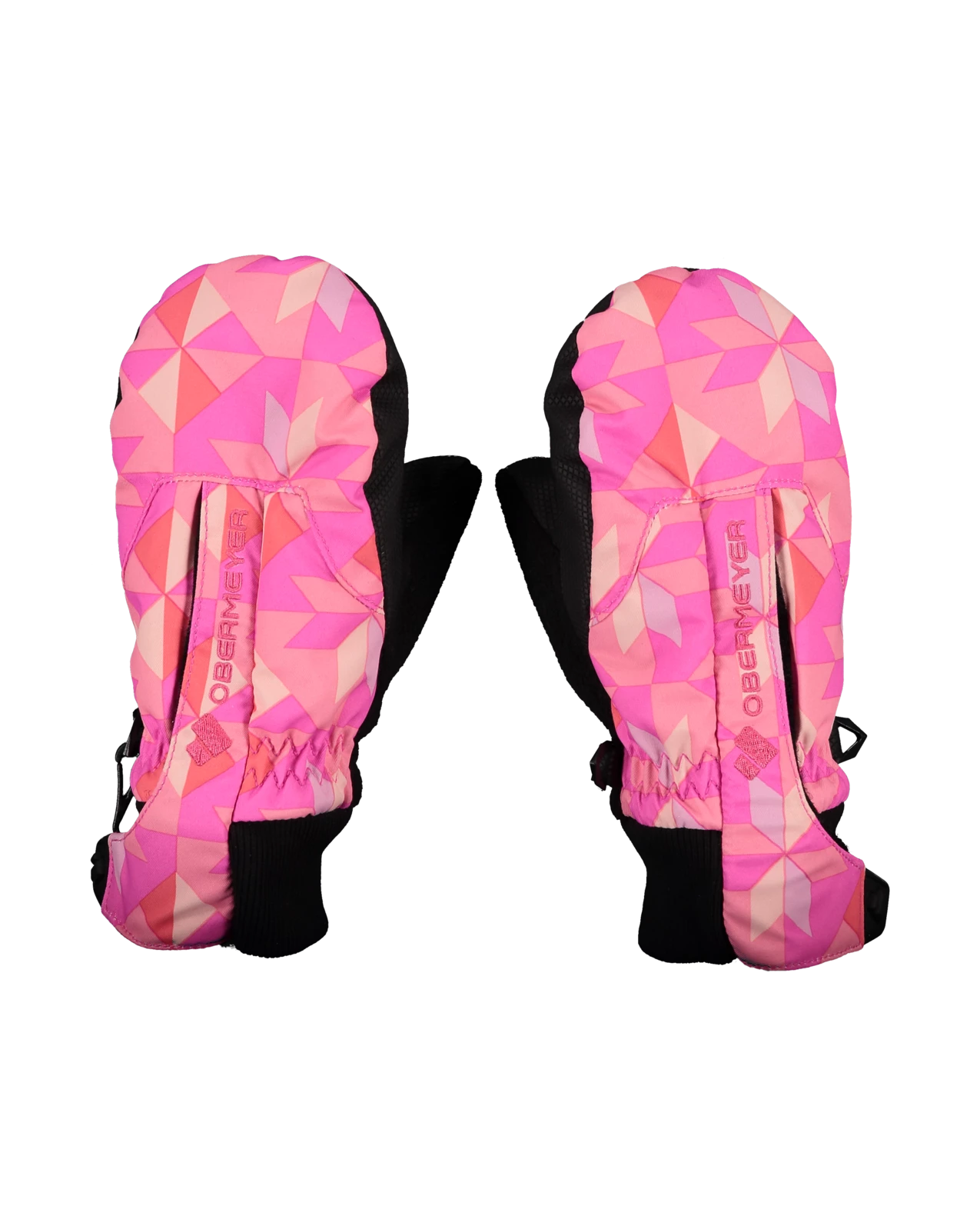 Obermeyer Thumbs Up Mitten Print - Pink-A-Lot 3 Obermeyer Thumbs Up Mitten Print - Pink-A-Lot