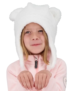 Obermeyer Ted Fur Hat - White
