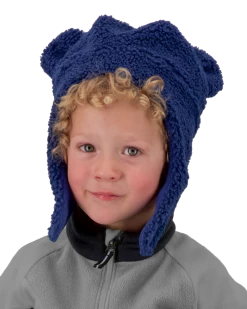 Obermeyer Ted Fur Hat - Navy