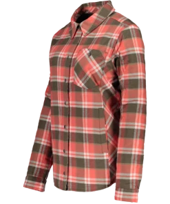 Obermeyer Women's Avery Flannel - Coral Berm Plai 11 Obermeyer Women's Avery Flannel - Coral Berm Plai -OBERMEYER Store webimage 1404619137 S02 MQNSDE