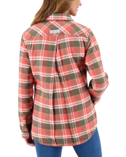 Obermeyer Women's Avery Flannel - Coral Berm Plai 14 Obermeyer Women's Avery Flannel - Coral Berm Plai -OBERMEYER Store webimage 1404619137 S07 MODBCK