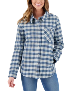 Obermeyer Women's Avery Flannel - Icy Mey Plaid -OBERMEYER Store webimage 1404619173 S05 MODFRT