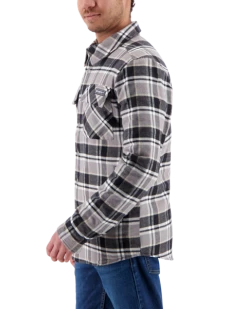 Obermeyer Men's Avery Flannel - Berm Plaid -OBERMEYER Store webimage 2404619122 S06 MODSDE
