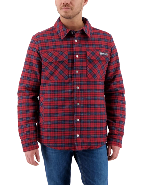 Obermeyer Men's Avery Flannel - Mey Plaid 6 Obermeyer Men's Avery Flannel - Mey Plaid - Image 4