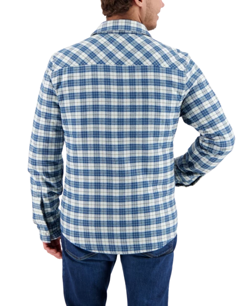 Obermeyer Men's Avery Flannel - Icy Mey Plaid 8 Obermeyer Men's Avery Flannel - Icy Mey Plaid - Image 6