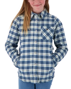 Obermeyer Teen Girls Avery Flannel - Icy Mey Plaid -OBERMEYER Store webimage 3401619173 S05 MODFRT