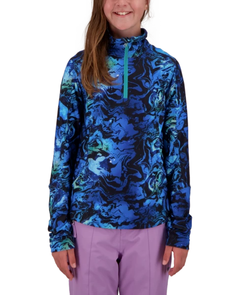 Obermeyer Clara 1/4 Zip Top - Space Out 3 Obermeyer Clara 1/4 Zip Top - Space Out