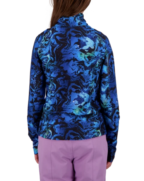 Obermeyer Clara 1/4 Zip Top - Space Out 4 Obermeyer Clara 1/4 Zip Top - Space Out - Image 2