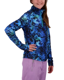 Obermeyer Clara 1/4 Zip Top - Space Out 9 Obermeyer Clara 1/4 Zip Top - Space Out -OBERMEYER Store webimage 3901021163 S03 MODSDE