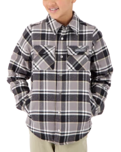 Obermeyer Teen Boys Avery Flannel - Berm Plaid -OBERMEYER Store webimage 4401619122 S05 MODFRT