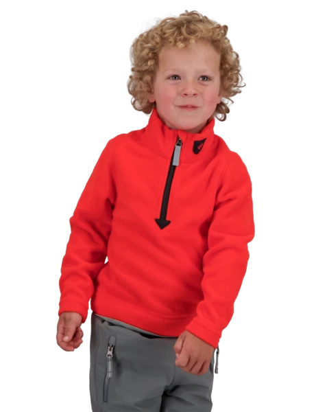 Obermeyer Ultra Gear Zip Top - Red 3 Obermeyer Ultra Gear Zip Top - Red