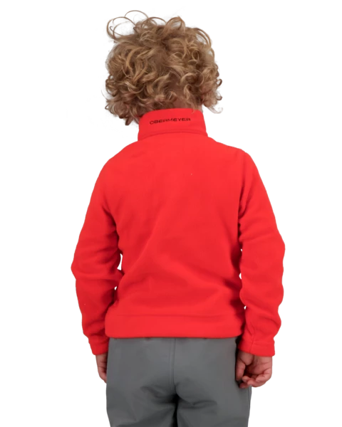 Obermeyer Ultra Gear Zip Top - Red 4 Obermeyer Ultra Gear Zip Top - Red - Image 2